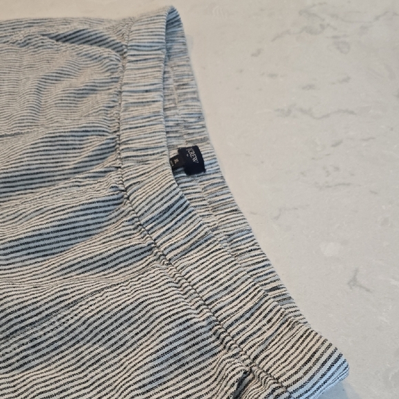 J.Crew Linen Blend Striped Shorts – Women’s Size XL - Picture 7 of 9